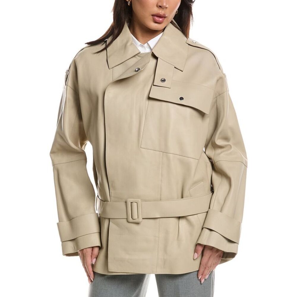 Hugo Boss Womens  Satila Leather Jacket